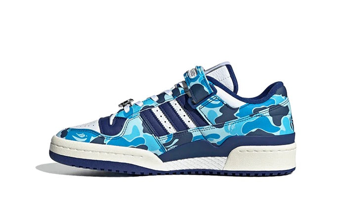 ADIDAS FORUM 84 LOW BAPE 30TH ANNIVERSARY BLUE CAMO - UNIQUE EN