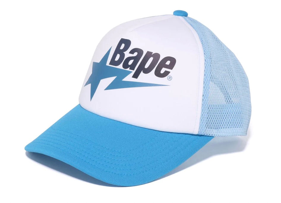 BAPE STA MESH CAP BLUE – ONE OF A KIND