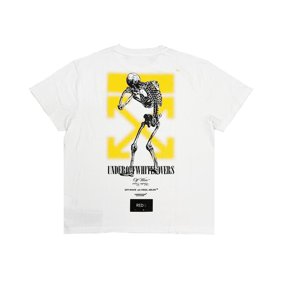 OFF WHITE UNDERCOVER SKELETON DART T-SHIRT WHITE