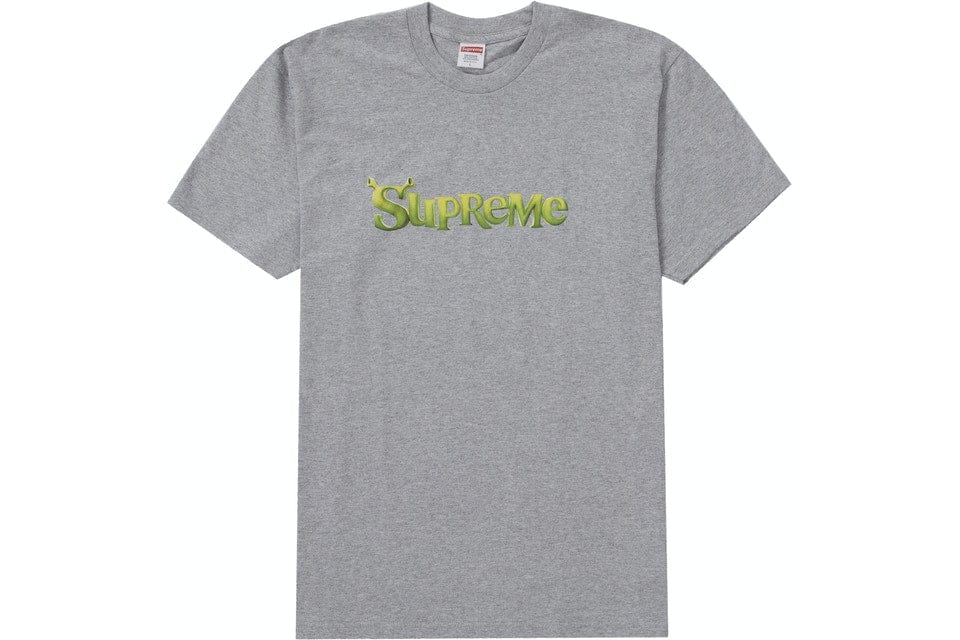 SUPREME CLOTHING SUPREME SHREK TEE GRIS