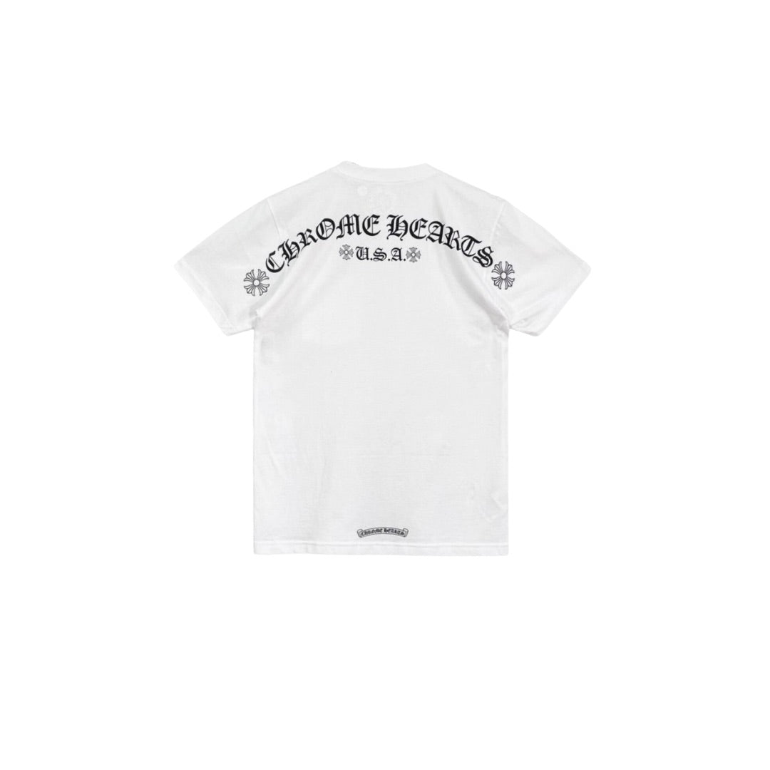 CHROME HEARTS USA T-SHIRT BLANC - UNIQUE EN SON GENRE