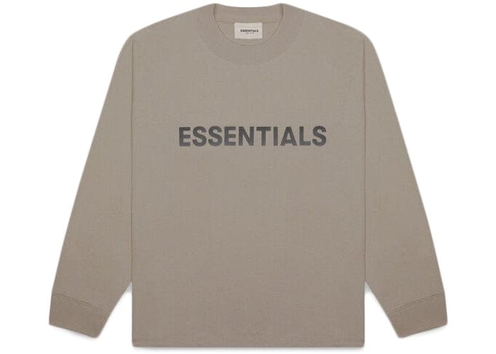 VÊTEMENTS ESSENTIALS ESSENTIALS FOG 3D SILICON LONG SLEEVE TAUPE LSTAUPE