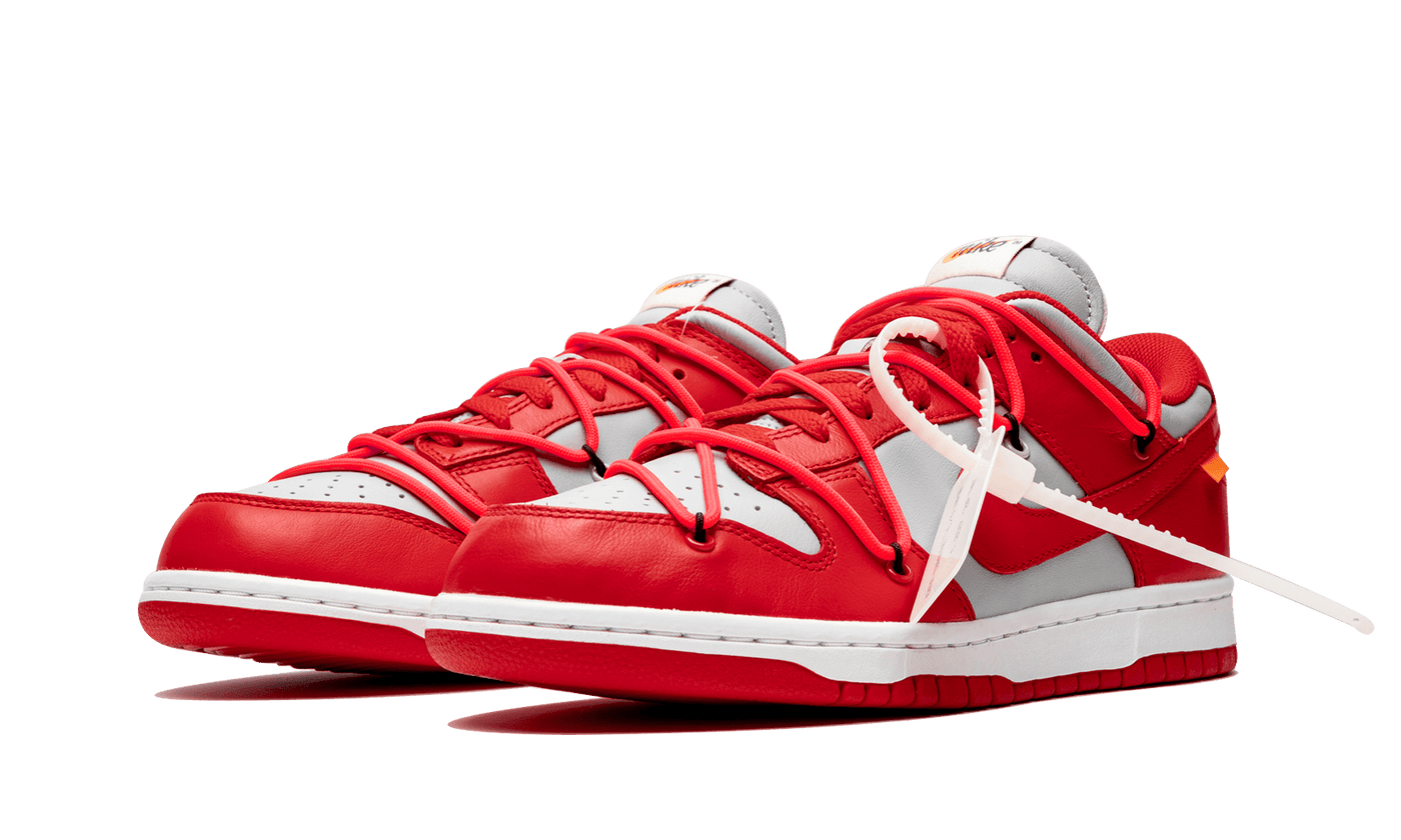 CHAUSSURES NIKE X OFF WHITE DUNK LOW UNIVERSITY RED