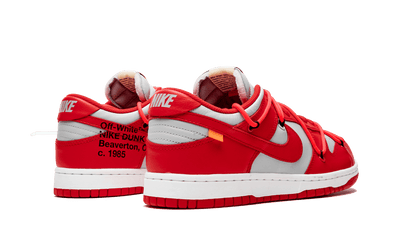 CHAUSSURES NIKE X OFF WHITE DUNK LOW UNIVERSITY RED